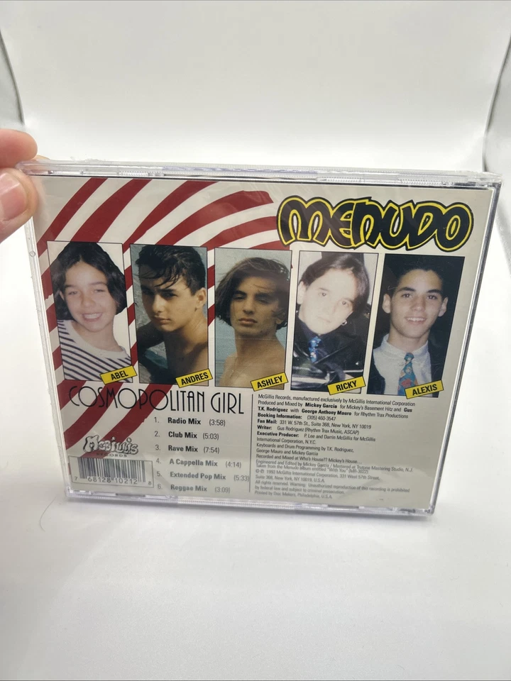 Menudo - Cosmopolitan Girl - Six Incredible Master Mixes [CD] - Image 3 of 3