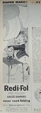 1955 print ad - Chix Diapers magic CUTE Baby Magician artwork art Advertising