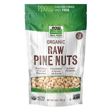 NOW FOODS Pine Nuts Raw Organic 8 oz