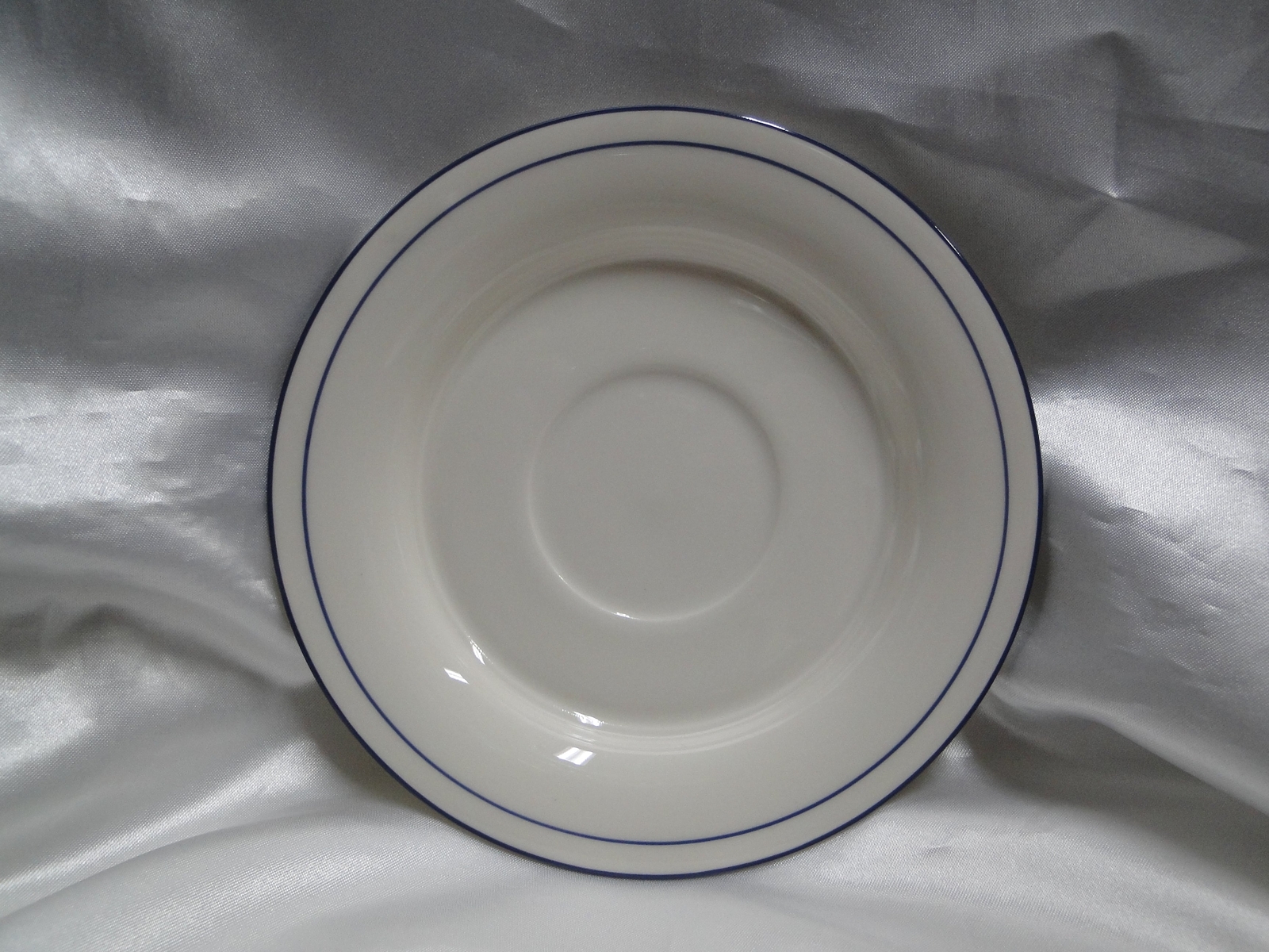 Lenox  Blue Brushstrokes, Chinastone: Cup & Saucer Set (s), 2 3/4" Tall