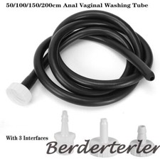 Shower Enema System Vaginal Anal Cleaner Tube Wash Silicone Colon Douche Nozzle