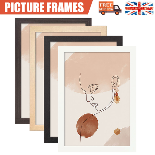 Modern Black Picture Frame White Photo Frame Walnut Poster Frame Oak