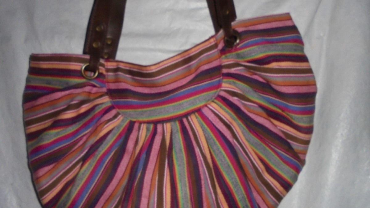 OLD NAVY, MULTI, COLOR STRIPES , BLUE COTTON LINING. 1 ZIPPER