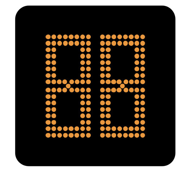 Pedestrian LED Traffic Sign Crosswalk Countdown Light Signal