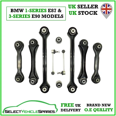 NEW BMW 1-SERIES E87/E81 DRIVERS & PASSENGER REAR SUSPENSION CONTROL ARM SET X10 - Image 1 of 3