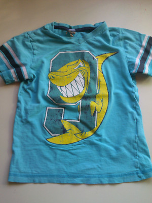 Jungenshirt - Dopodopo - hellblau mit Aufdruck vorne - Kurzarm - Gr. 116