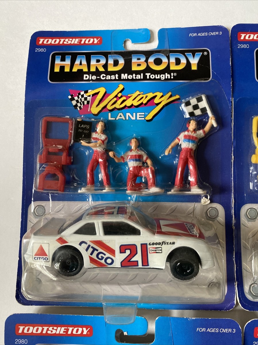 1992 Tootsietoy Hard Body Victory Lane #4, #15, #21, #28 - All New