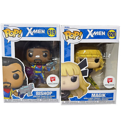 2 Funko Pops! Magik and bishop 919 and #920 X-MEN Marvel Walgreens Exclusive