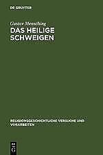 Das heilige Schweigen | Buch | 9783111015958 - Gustav Mensching