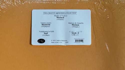 Creative Memories Paper Packs Shades of... Pick Color 10x12 New Set of 10 Sheets - Picture 29 of 35