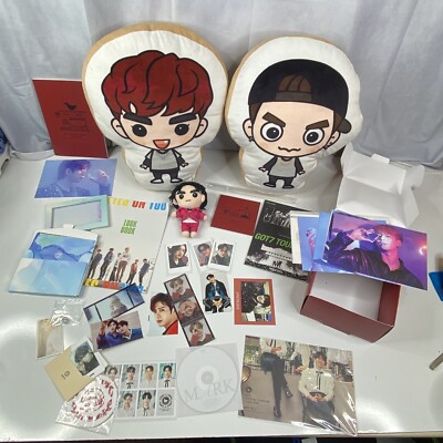 GOT7 FAN CLUB MERCH LOT PLUSH POSTCARDS PHOTOS BOOK CD & MORE