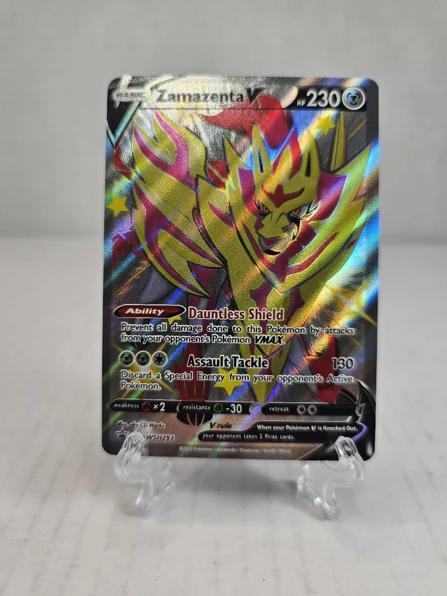 Zamazenta V (Shiny) SWSH Black Star Promos SWSH293 Holo Promo Pokémon TCG