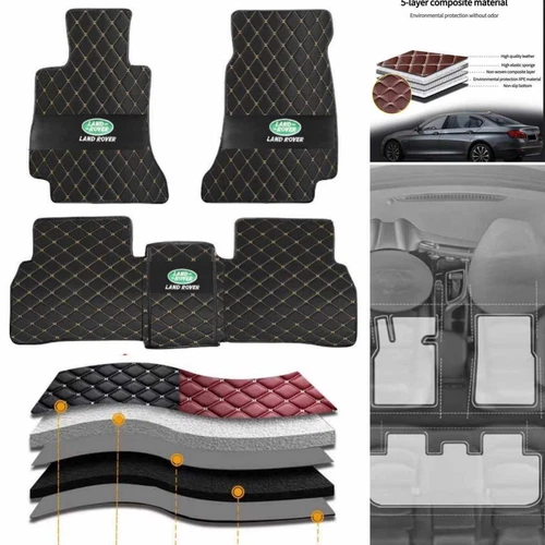 For Land Rover All Weather Car Floor Mats Custom Foot Pads Waterproof Carpets - Imagen 26 de 37
