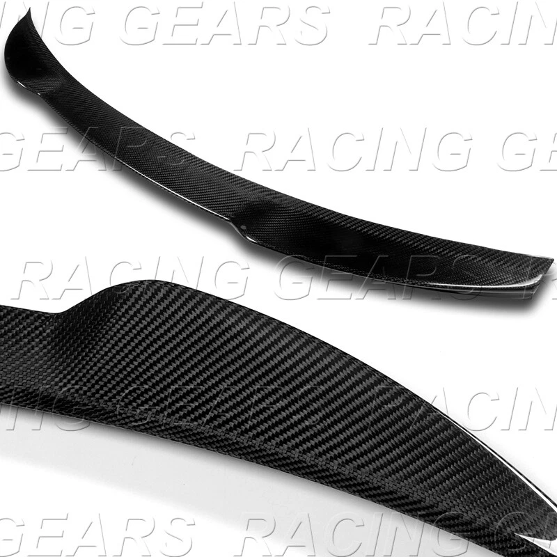 Asa spoiler traseira de fibra de carbono estilo V ajuste 14-16 kia forte koup coupe - Imagem 2 de 4