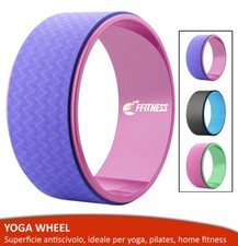 YOGA CIRCLE CERCHIO ACCESSORIO PILATES FITNESS AEROBICA RUOTA BODY WHEEL ANELLO