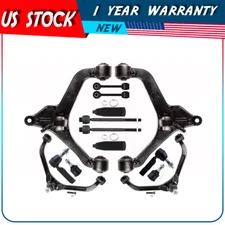 Front Upper Lower Control Arm and Ball Joints Tie Rod End For 02-04 Jeep Liberty
