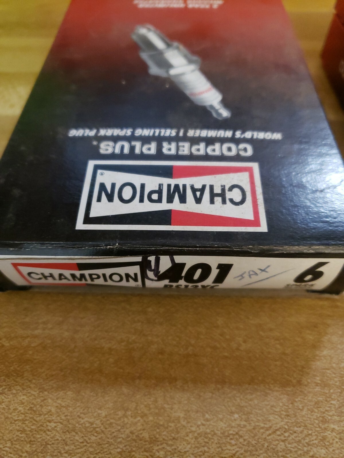 NOS Champion Spark Plug 401 Resistor Copper Spark Plug 4