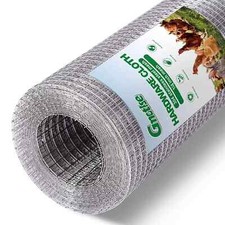 304 Stainless Steel Mesh Hardware Cloth 1/4 Inch Chicken Wire Fencing  12In 10Ft  