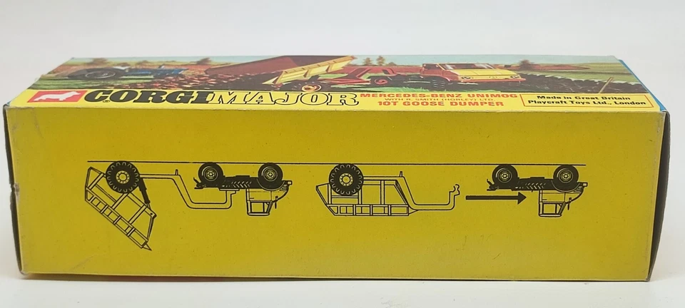 CORGI MAJOR TOYS 1145 MERCEDES BENZ UNIMOG 406 CON SCATOLA - Immagine 4 di 4