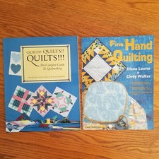 Quilting Books Lot of 2 The Complete Guide to Quiltmaking and Fine Hand Quilting