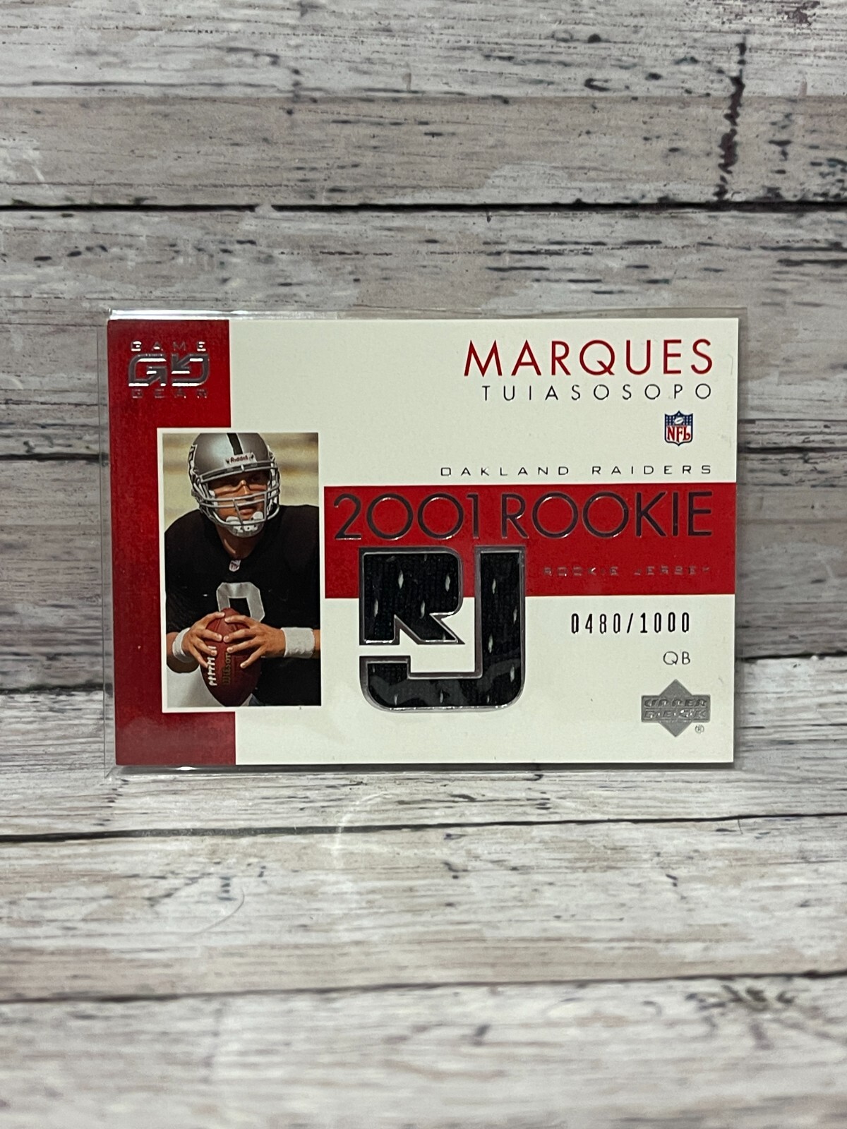 Marques Tuiasosopo Upper Deck Game Gear #98 Rookie Jersey