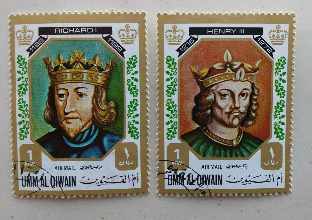 Kings and Queens of England Stamps, 1971, Mint CTO, VLH, NGAI