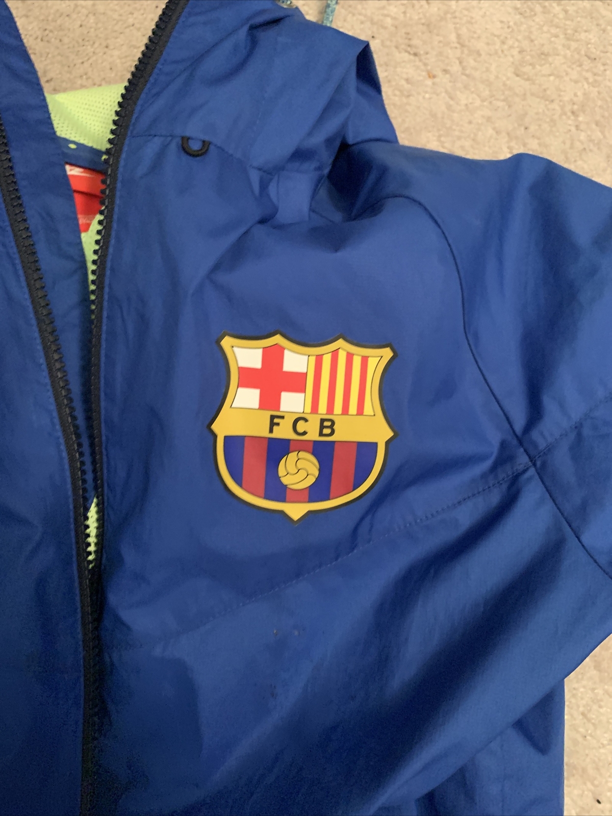 fc barcelona windbreaker