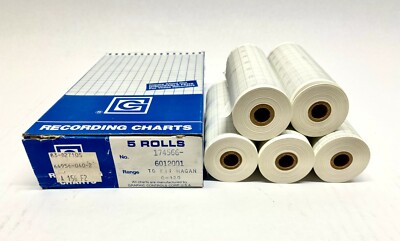 Graphic Controls 174566-6012001 Recording Charts 0-120 Range PKG OF 5
