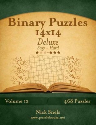 Binary Puzzles 14X14 Deluxe - Easy To Hard - Volume 12 - 468 Puzzles