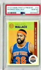2012 Past and Present Rasheed Wallace PSA 10