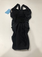 Iswim Essential Solid Wide Strap One Piece Swimsuit Youth 22Y Black