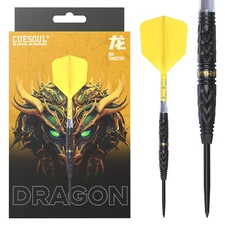 CUESOUL Chinese Zodiac ‘DRAGON’21/23g Steel Tip 90% Tungsten Dart Set