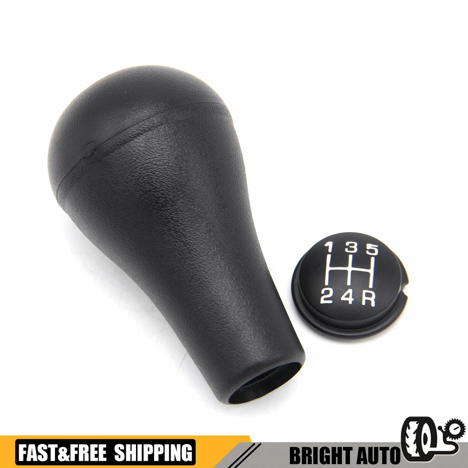 Perilla de cambio de 5 velocidades + inserto para camioneta Ram Dodge 1500 Jeep Wrangler Cherokee 2500 Foto 2 de 4