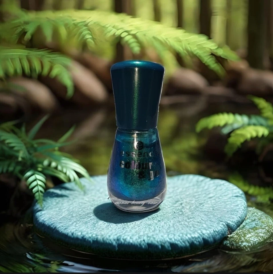 Essence colour & go Nagellack Farbe 172 splash  grün blau metallic farbig 8ml - Bild 2 von 2