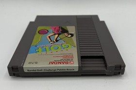Nintendo NES Bandai Golf: Challenge Pebble Beach Authentic Tested & Working 1989