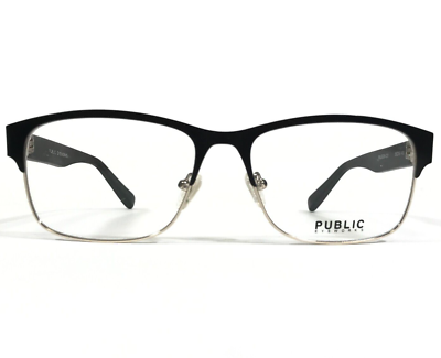 #ad Public Eyeworks Eyeglasses Frames RALEIGH C01 Brown Gold Square 55 16 140 $58.33