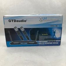 GTDaudio -G622H Professional Wireless Microphone System Tested Working See Pics