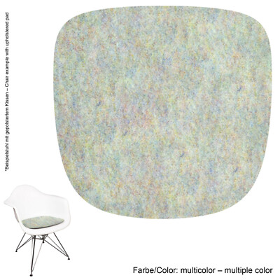 Eco Filz Auflage 4mm geeignet für Eames Armchair DAW,DAR,DAX,RAR,DAL Kissen