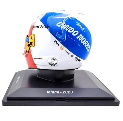 Casque De Collection F1 1:5 McLaren 2022 Lando Norris, édition Spéciale Miami, Par Spark