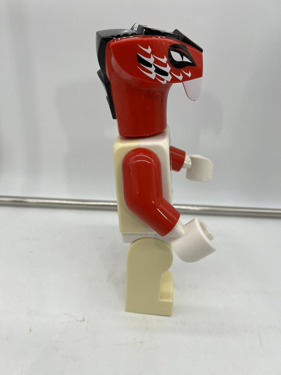新品 headlockstudio Snake fang ソフビ レッド Lego Ninjago Snake Head 9” Mini Figure Fang Suei 2012 Digital