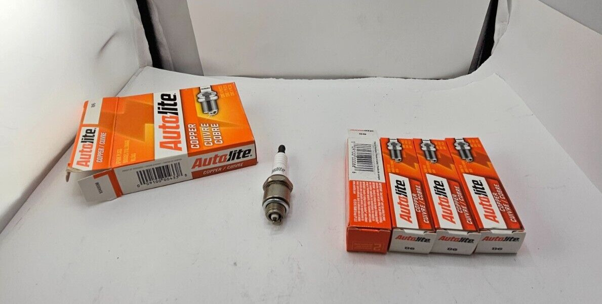 QTY 8 Autolite Spark Plug Copper Resistor 86 for 1976 Chrysler New Yorker