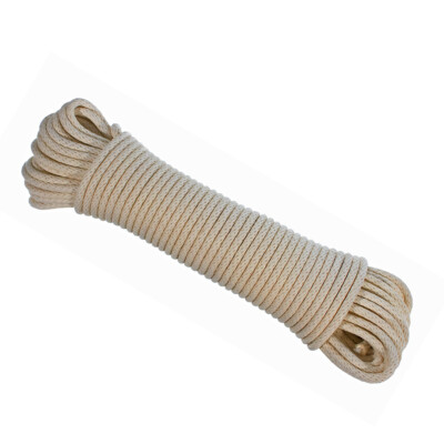 West Coast Paracord Sash Cord - 1/4 Inch Diameter - Cotton Cover Synthetic Core