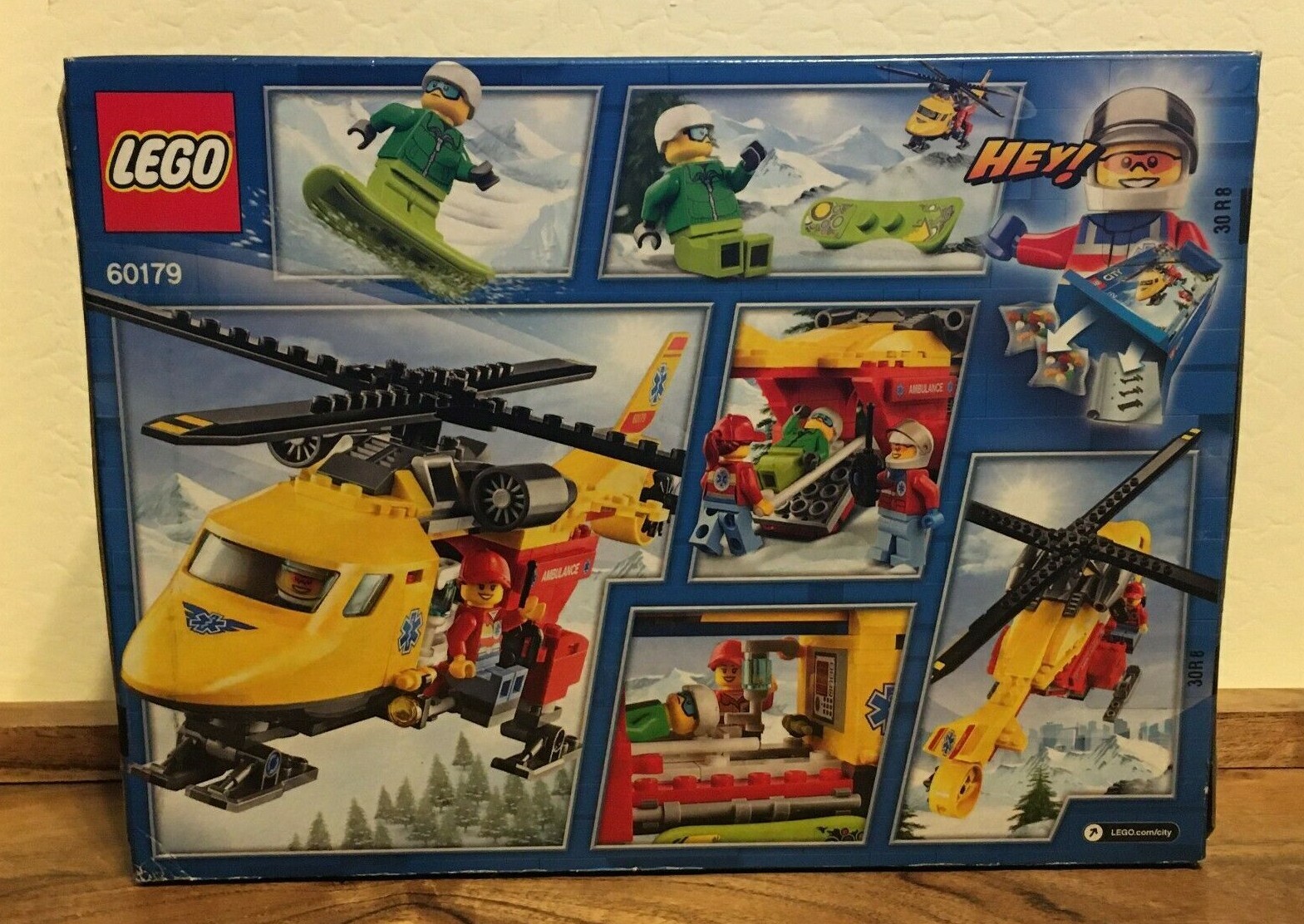 lego city ambulance helicopter 60179 building kit