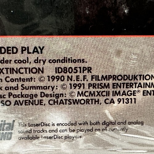 Disque laser Club Extinction LD 1990 - Claude Chabrol scellé - Photo 14/19