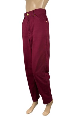 Esacada Margaretha Ley Vintage Jeans Bordeaux size DE36 IT40