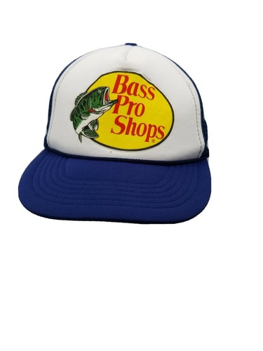 Vintage Snapback Baseball Hat BASS PRO 