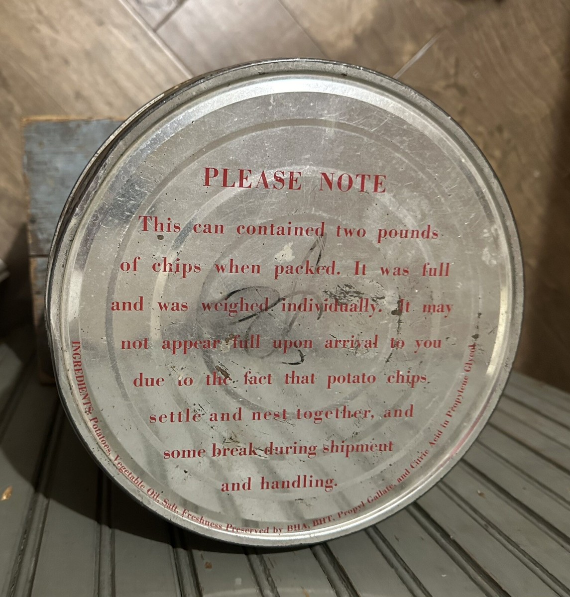 Vintage Morton's 2 Pound Potato Chip Tin | eBay