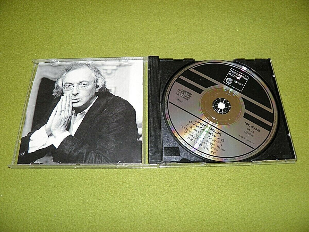 Brahms - Requiem, Philippe Herreweghe. Germany 1996 Harmonia Mundi – HMC 901608 Brahms - Requiem, Philippe Herreweghe. Germany 1996 Harmonia Mundi – HMC 901608