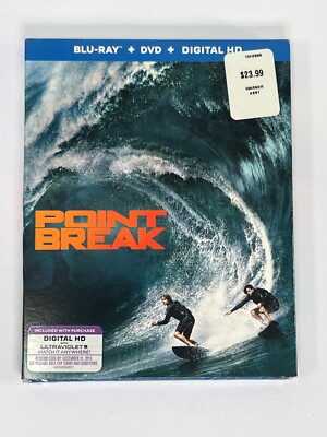 Point Break (Blu-ray + DVD Combo, 2015) - (With Slipcover)