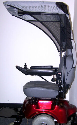 Diestco Electric Wheelchair or Scooter  Sun Protection with Ventilation Canopies - Picture 1 of 23
